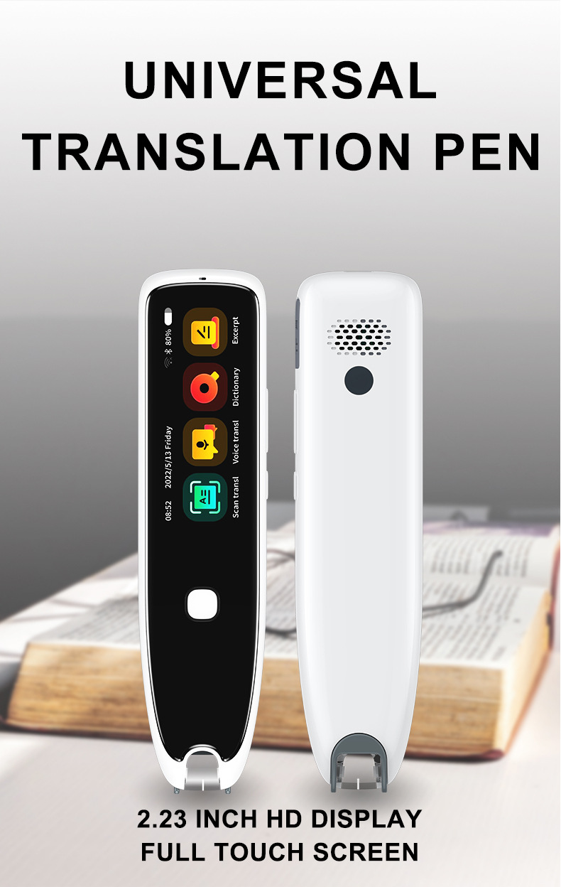Portable 112 Languages Translation Pen Scan Translation Pen Scanner Instant Text Scanning Reading Translator Device Reading Pen