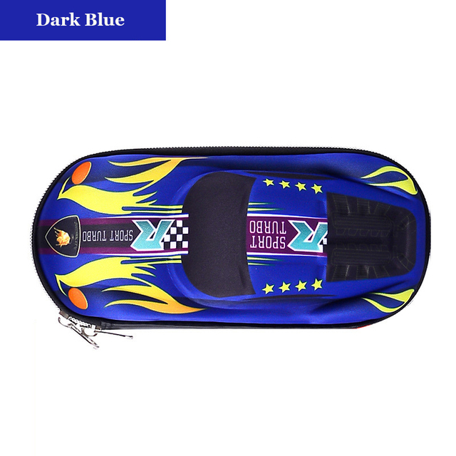 New Car Pencil Box Waterproof Large Capacity Pencilcase for Boys EVA Materials Pen Case Multifunction Stationery Box Shcool