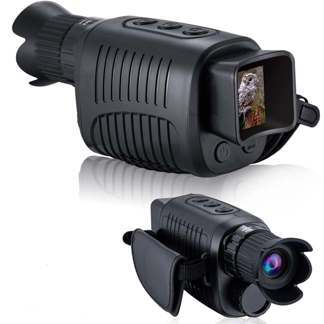 1080P HD Monocular Night Vision Device Infrared 5x Digital Zoom Hunting Telescope Outdoor Day Night Dual Use Full Dark