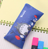 Cute Kawaii Fabric Pencil Case Lovely Cartoon Totoro Pen Bags For Kids Gift  Zakka kawaii stationery estuches school supplies