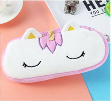 1PC Plush Animal Pencil Case Cartoon Panda Bear Fruit Pen Bag Box for Kids Gift Cosmetic Stationery  School Supplies
