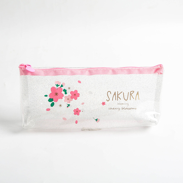 1Pc Kawaii Pencil Case Beautiful pink girl heart Gift Estuches School Pencil Box  Pencil Bag School Supplies Stationery