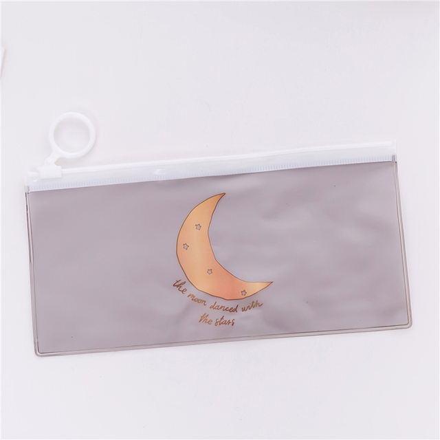 Kawaii Unicorn EVA Pencil Case Simple Ring Zipper Pull Design Office Pencil Bag Cute For Student School Supplies Stationery Gift