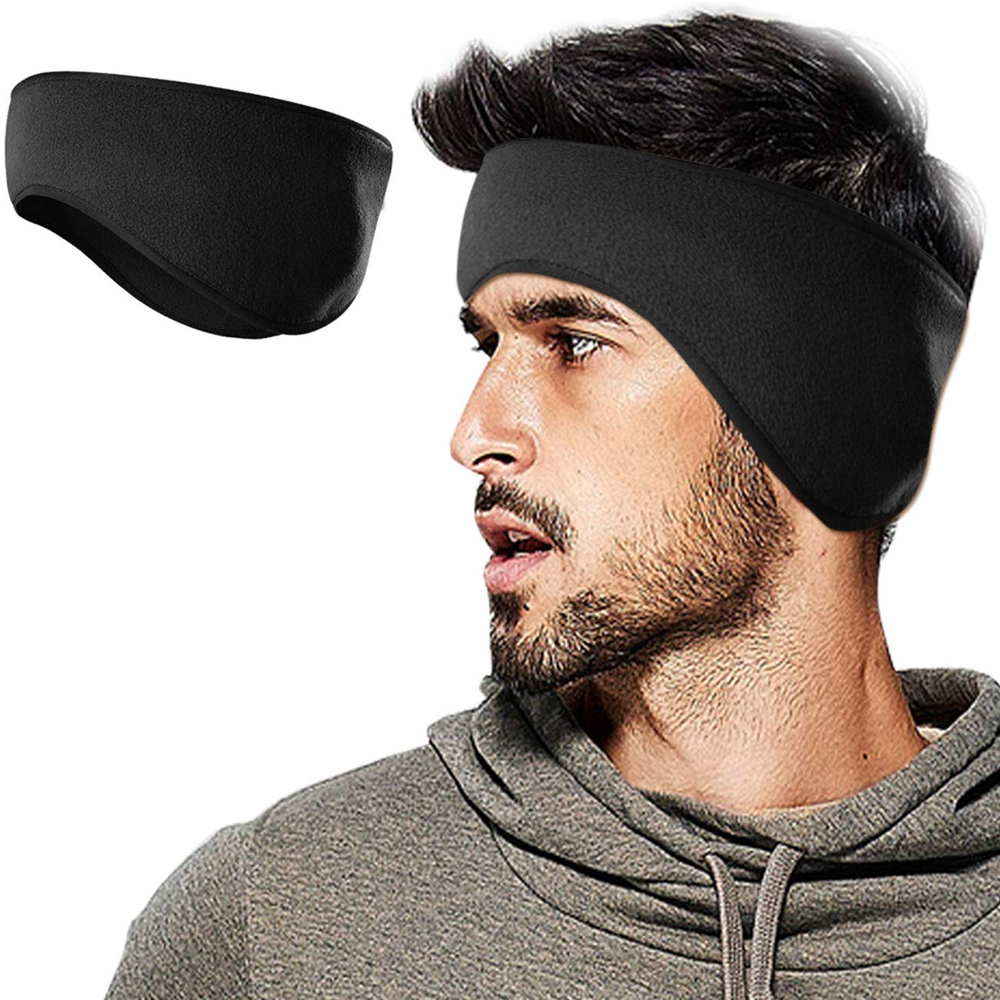 1PC Outdoor Winter Fleece Ear Warmers Sport Headband Men/Women/Kid Cycling Skiing Workout Yoga Running Riding Warm Earmuffs Headband