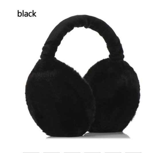 Fashion Women Earmuffs Solid Color Warmer Earflaps Foldable Adjustable Comfortable Ear Cover for Autumn And Winter Outdoors