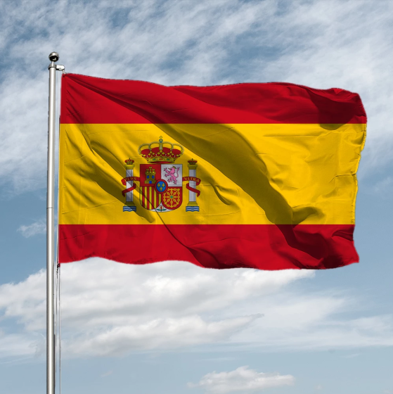 Spain National Flag Polyester No Fade ESP ES Espana Spanish Flag Banner for Celebration big flags