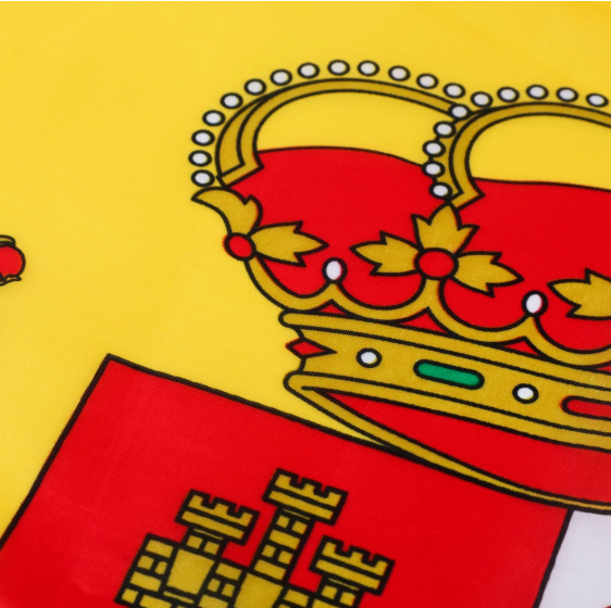 Spain National Flag Polyester No Fade ESP ES Espana Spanish Flag Banner for Celebration big flags