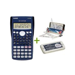 Casio KCSE SCIENTIFIC FX-82MS CALCULATOR+A FREE OXFORD HELIX GEOMETRICAL SET