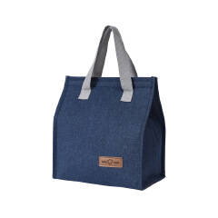 Oxford Fabric Portable Bento Insulation Bag, Student Lunch Bag, Portable Picnic Ice Pack, New