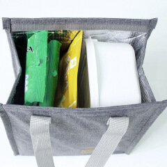 Oxford Fabric Portable Bento Insulation Bag, Student Lunch Bag, Portable Picnic Ice Pack, New