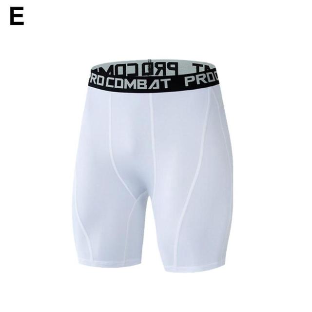 Men Bodybuilding Shorts Fitness Workout Inseam Knickers Male Muscle Alive Elastic Compression Tights Skinny Training Legging