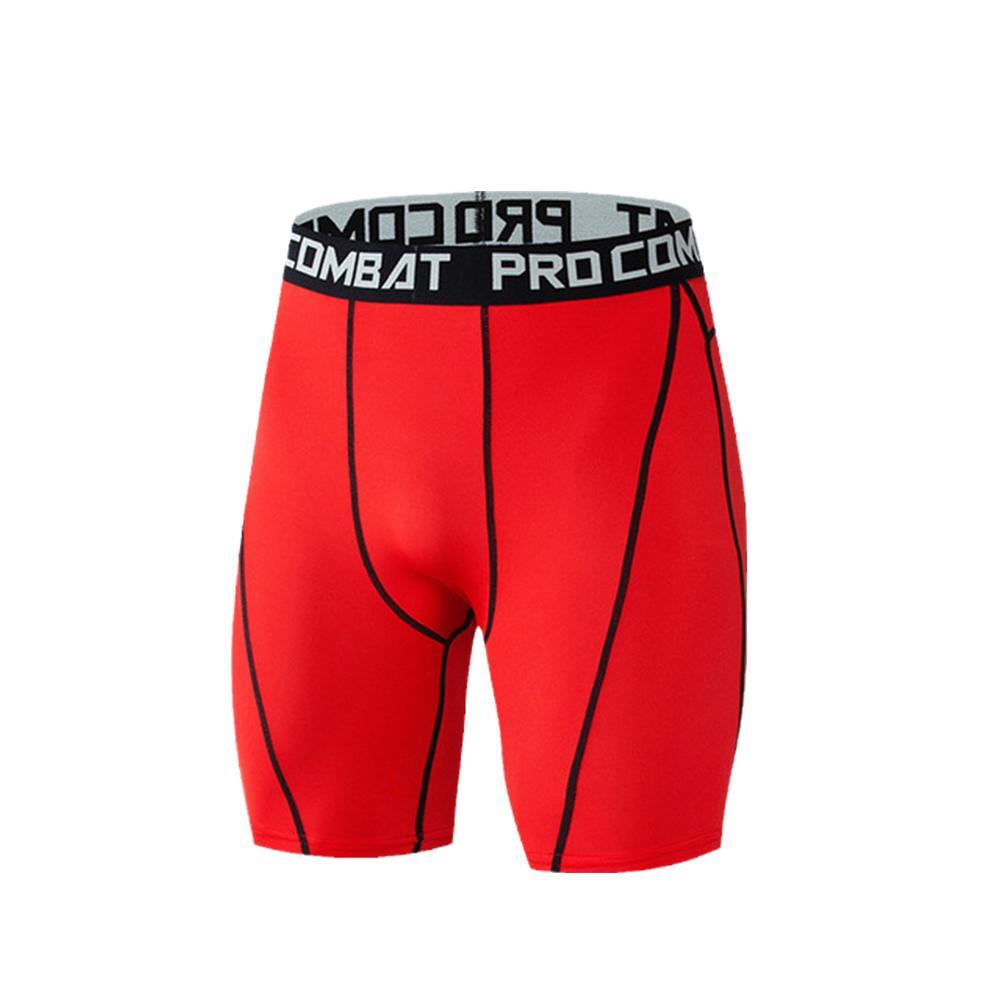 Men Bodybuilding Shorts Fitness Workout Inseam Knickers Male Muscle Alive Elastic Compression Tights Skinny Training Legging