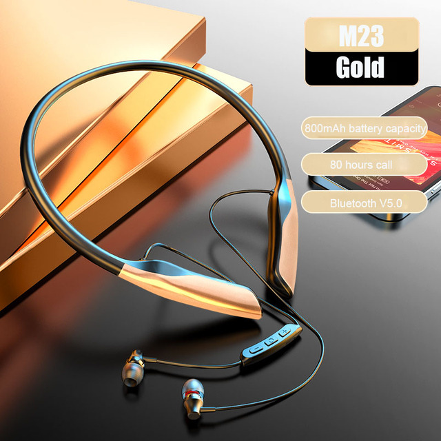 Wireless Bluetooth Earphones Magnetic Headphones Sport Hanging Neck Headset Gaming Handsfree with Microphone Noise reduction