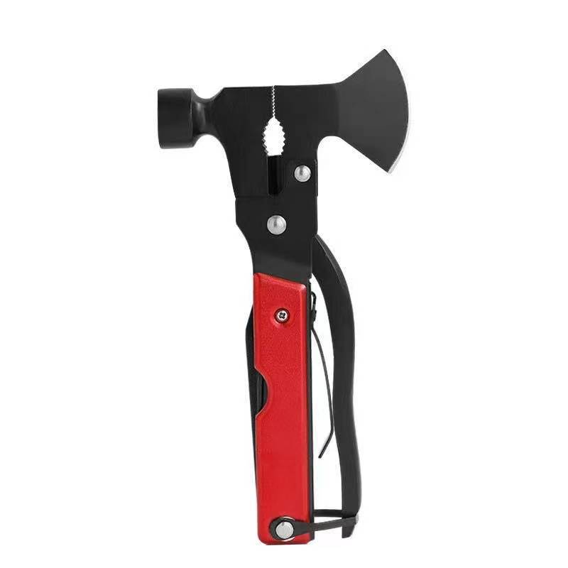 Hammer and Knife Tool14-in-1 Portable Camping and Emergency Survival Mini Lightweight Folding Hatchet