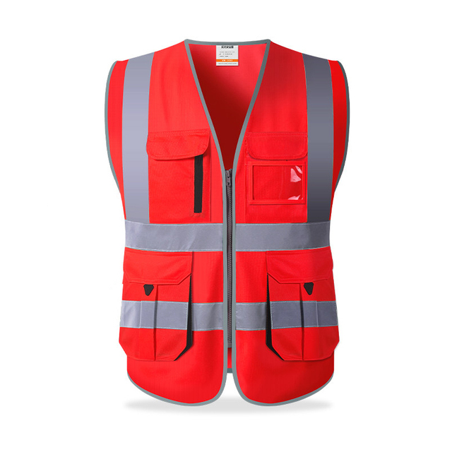 Bicycle Motorcycle Safety Vest Motorcycle Protective Vest High Visibility Reflective Vest Stripes for Night Workwear