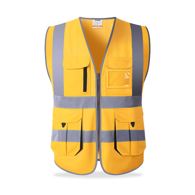 Bicycle Motorcycle Safety Vest Motorcycle Protective Vest High Visibility Reflective Vest Stripes for Night Workwear