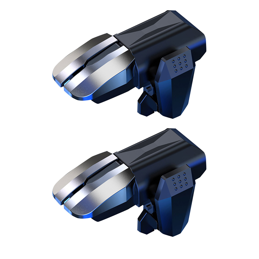 Mobile Game 6 Finger Trigger for PUBG Phone Gaming Artifact Controller Gamepad Joystick Aim Shooting Button for iPhone Android