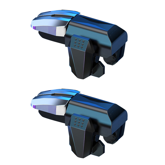 Mobile Game 6 Finger Trigger for PUBG Phone Gaming Artifact Controller Gamepad Joystick Aim Shooting Button for iPhone Android