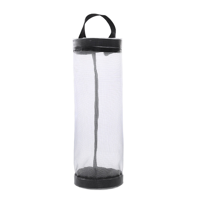 Grocery Bag Holder Wall Mount Plastic Bag Holder Dispenser Hanging Storage Trash Garbage Bag Kitchen Home Garbage Organizer