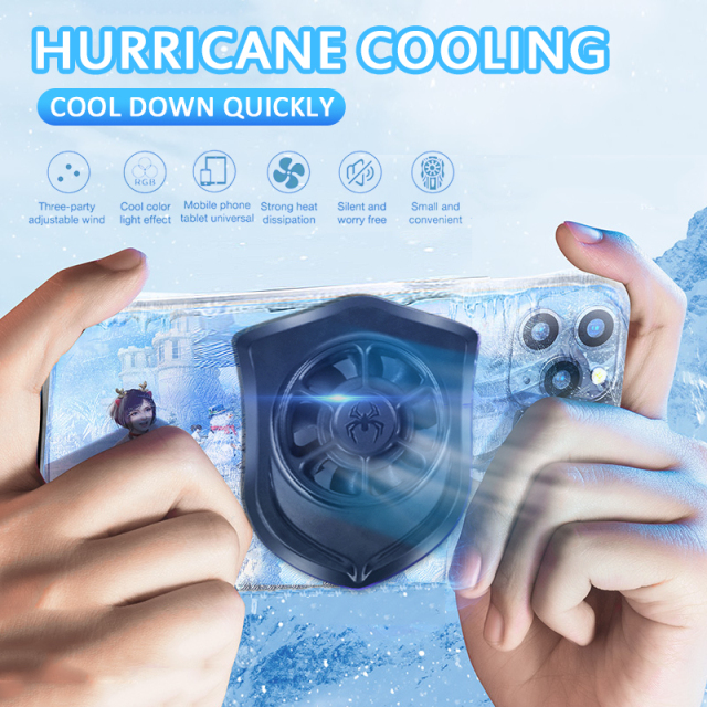 Mobile Phone Radiator Cell Phone Universal Cooling Fan Mute Fan For Mobile Phone Fever Rapid Cooler Phone Radiator