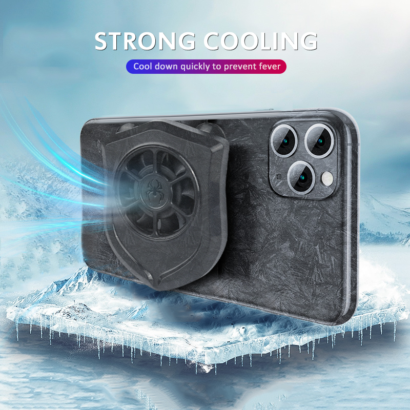 Mobile Phone Radiator Cell Phone Universal Cooling Fan Mute Fan For Mobile Phone Fever Rapid Cooler Phone Radiator