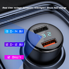 65W SuperVooc 2.0 Car Charger + 40W /22.5W Super Charge Fast Car Charging