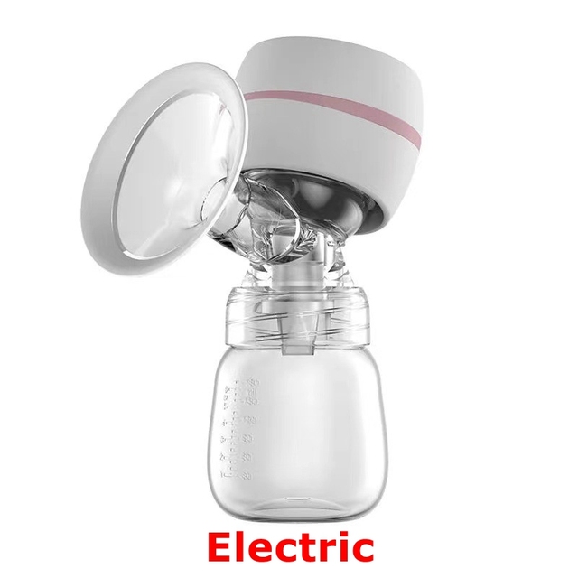 Electric Breast Pump Breast Massager Mute Milk Feeding Collector Portable Baby Breastfeeding Bottle Lactation Soft Painless New