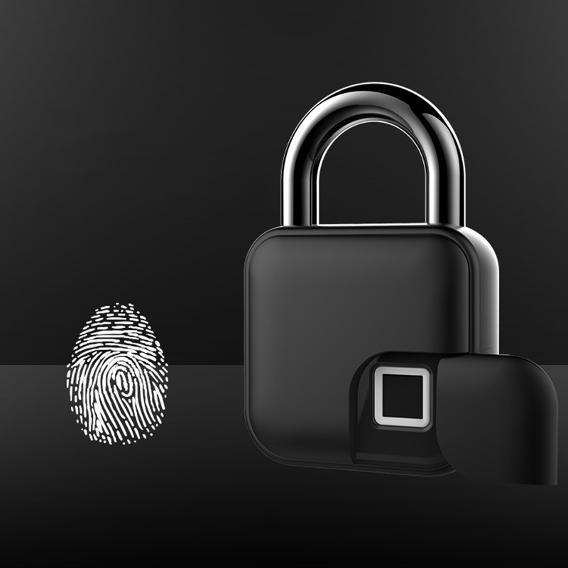 Fingerprint Padlock Bluetooth Waterproof Smart Padlock Cabinet Lock Cabinet Lock Dormitory Anti-Theft Bag Luggage Lock
