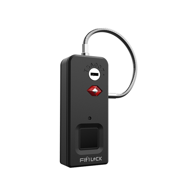Portable Mini Smart Fingerprint Padlock Thumbprint Door Lock Security Anti-Theft Lock Suitable For Wardrobe Cabinet Travel Box