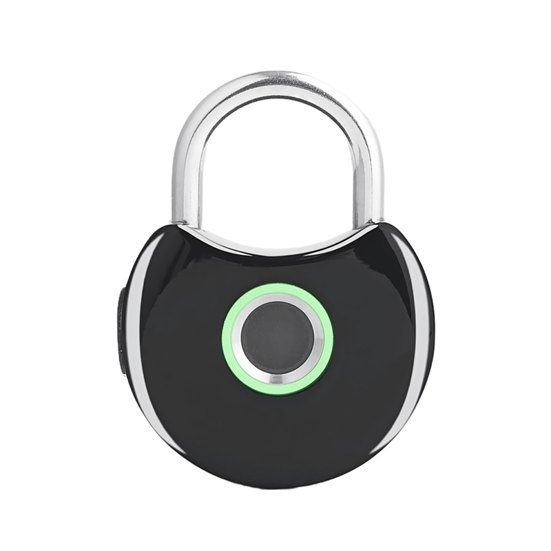 Waterproof Smart Padlock Tuya Bluetooth Mini Portable Biometric Fingerprint Padlock With USB Keys Anti-theft Cabinet Door Lock
