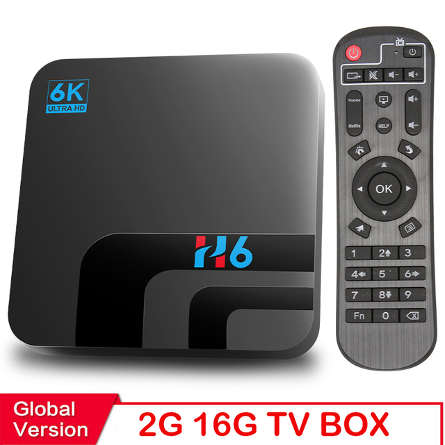 Android Tv Box Android 10 6K Media Player 3D Smart Tv Box 2G 16GB 2.4&5G-Wifi Bluetooth TV Box Set top box