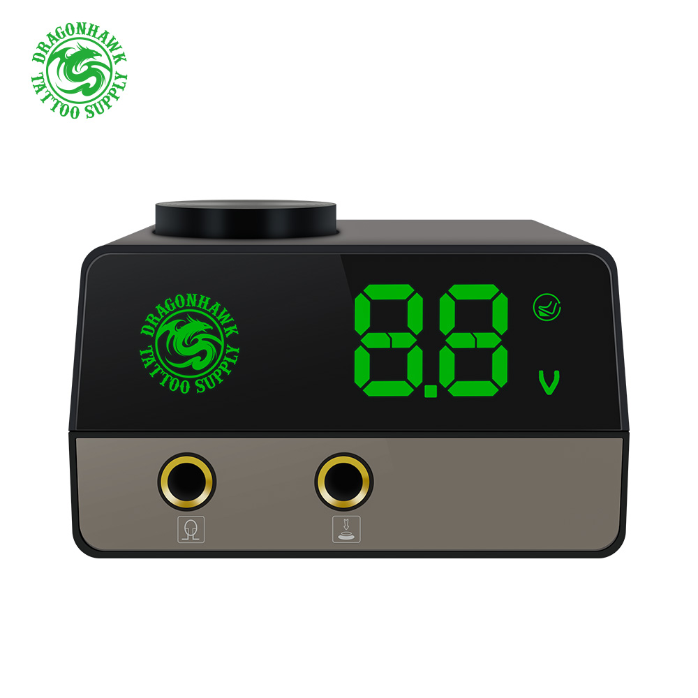 Professional Tattoo Power Mini Dragonhawk Portable LCD Power Dual Mode Switch Tattoo Pen Power Supply