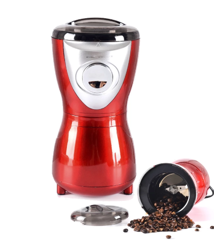 Electric Coffee Grinder 50g Coffee Grinder Household Electric Coffee Beans Grinder with Stainless Steel Blade 220V