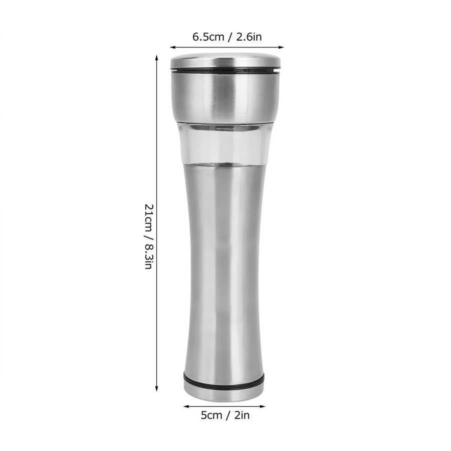 Electric Grinder Coffee Machine Professional Stainless Steel Pepper Grinder Kitchen Manual Spice Salt Pepper Mill Accessory
