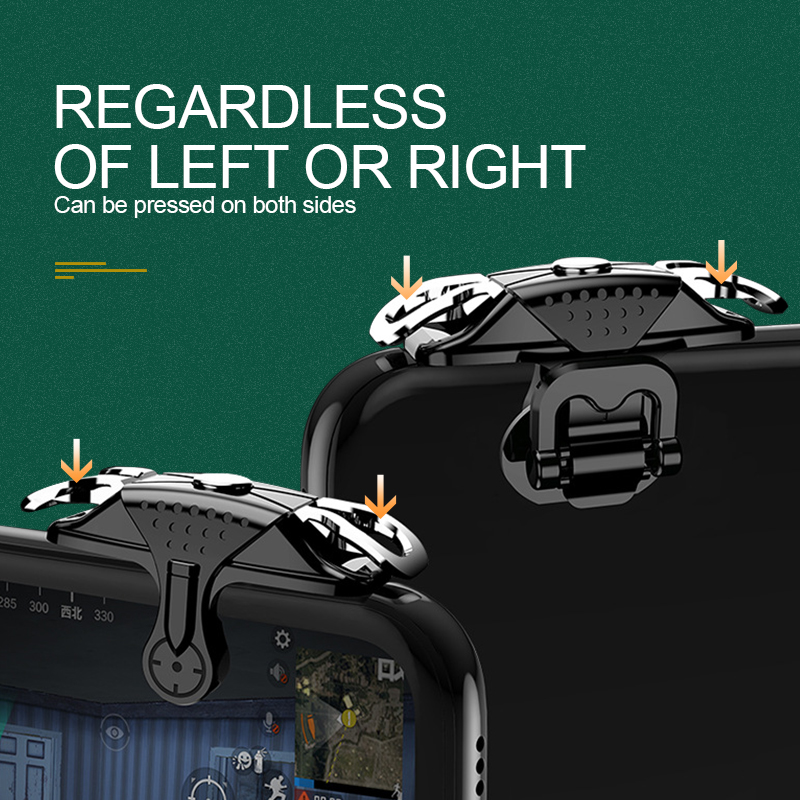 Mobile Phone Game Controller Trigger For PUBG Target Button Gamepad L1 R1 Shooting Joystick For iPhone Android Phone