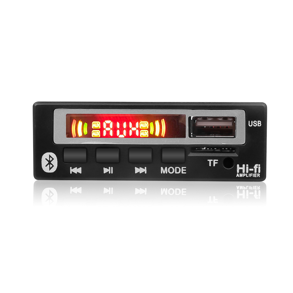 Car Audio USB TF FM Radio Module Wireless Bluetooth 5V 12V MP3 WMA Decoder Board MP3 Player with Remote Control For Car