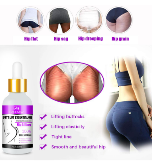 Butt-lifting and Butt-enhancing Essential Oil Lift, Tighten, Moisturise, Buttocks, Peach Buttocks Essence, Massage Oil 30ML