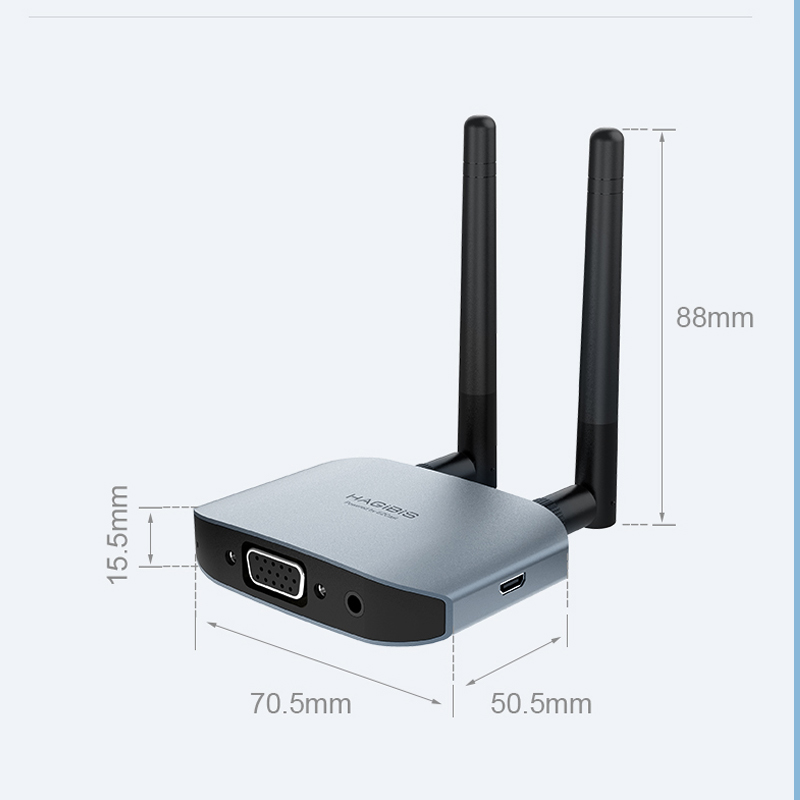 VGA HDMI-compatible Adapter TV Stick Wireless WiFi Display Dongle Screen Mirroring Video Audio Converter