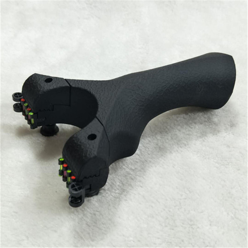 slingshot big power dyeing surface treatment using flat rubber band to accurately aim the slingshot for novices no wood