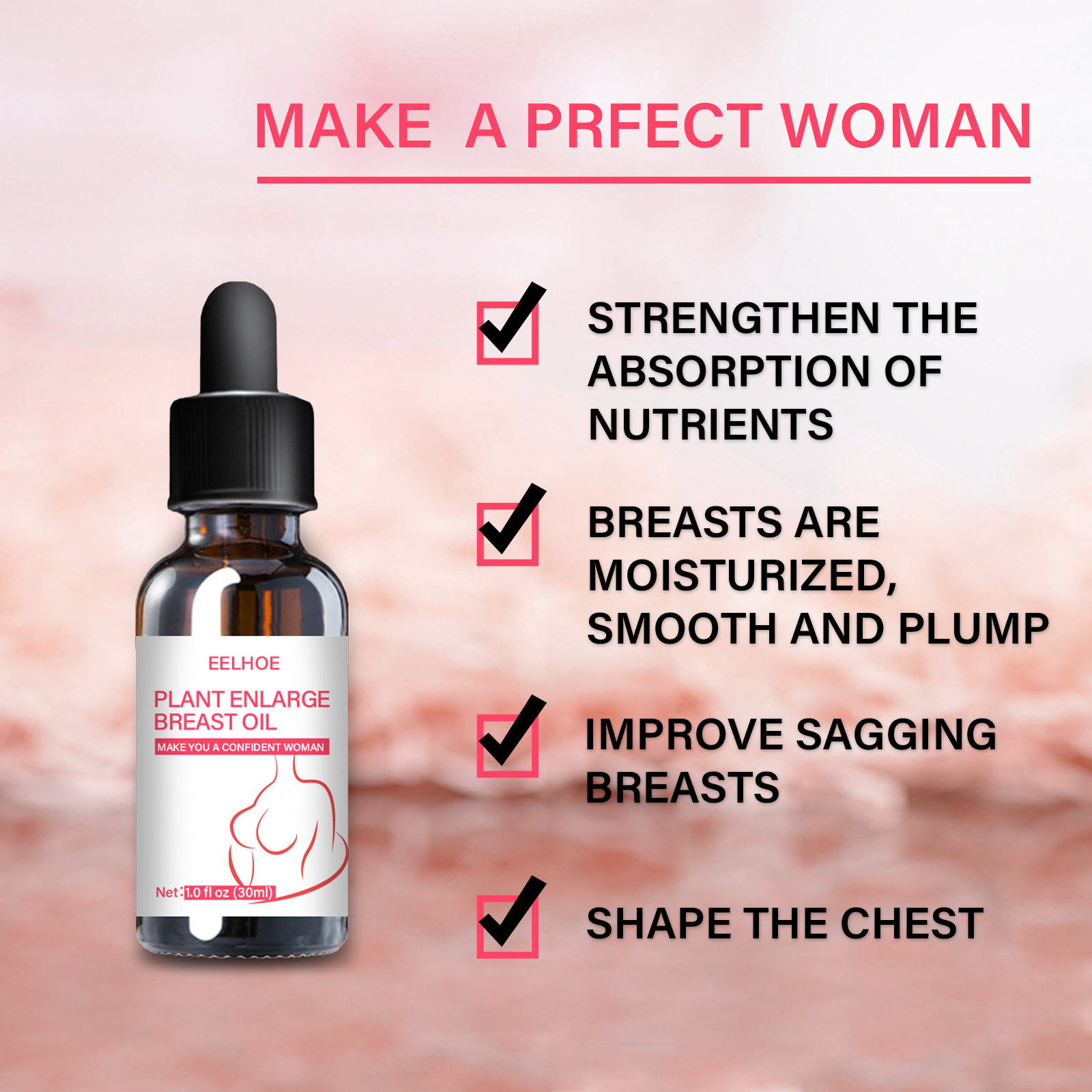 Breast Enlargement Essential Oil Frming Enhancement Breast Enlarge Big Bust Enlarging Bigger Chest Massage Big Bust Breast Care