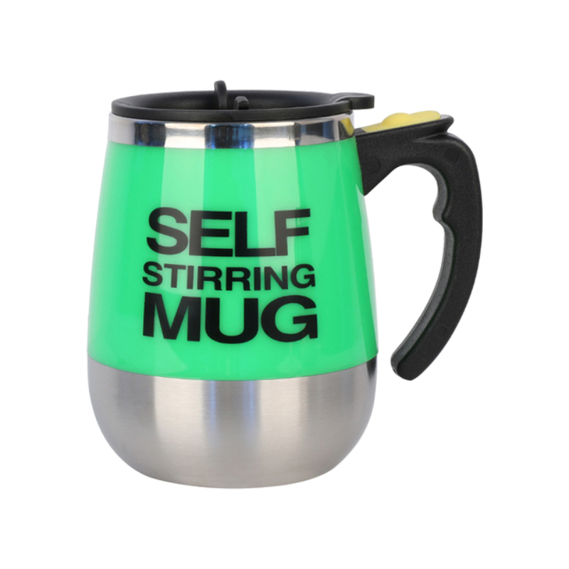 400mL Self Stirring Mug with Lid Automatic Stirring Coffee Cup Electric Stainless Steel Self Mixing Coffee Cup for Coffee Milk