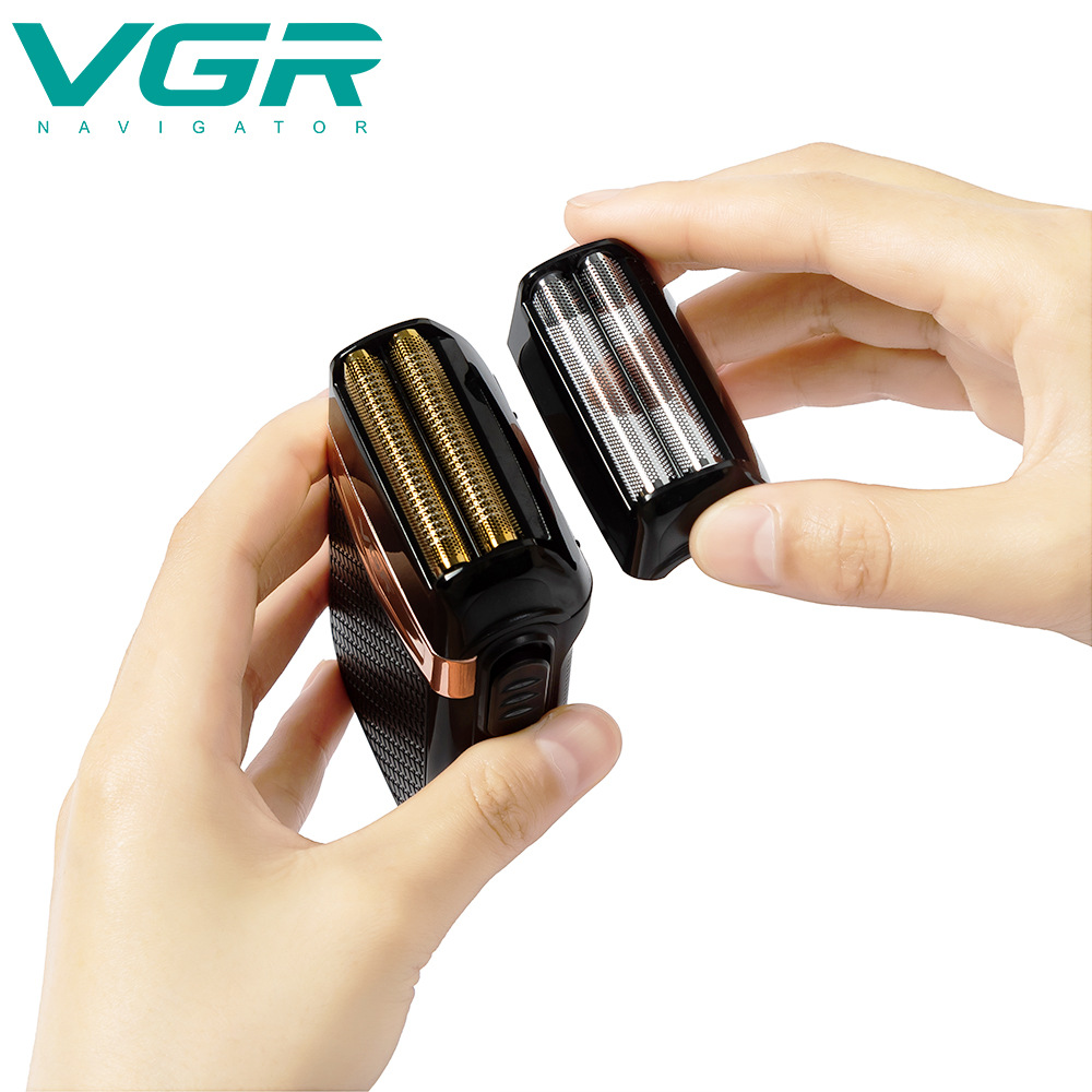 mustache trimmer for men Shaver tondeuse barbe Body Wash Mini Version Portable Leather Case Shaver for Menone Blade