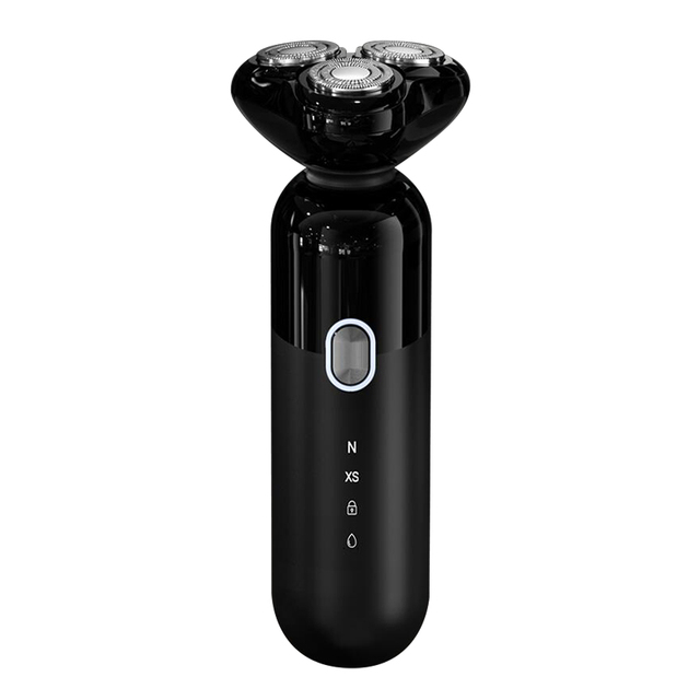 Men's Electric Shaver Wet & Dry Beard Trimmer Ipx7 Waterproof Rechargeable Electric Razor Magnetic Cutter Head