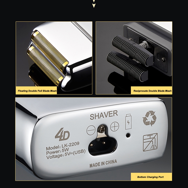 FX02 cordless metal barber shop hair shaver for men beard electric shaver razor fade bald head shaving machine rechargeable