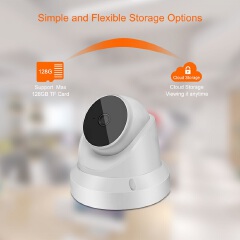 WiFi 1080P IP Camera Smart Home Security Night Vision Indoor 2MP Wireless CCTV Dome Camera