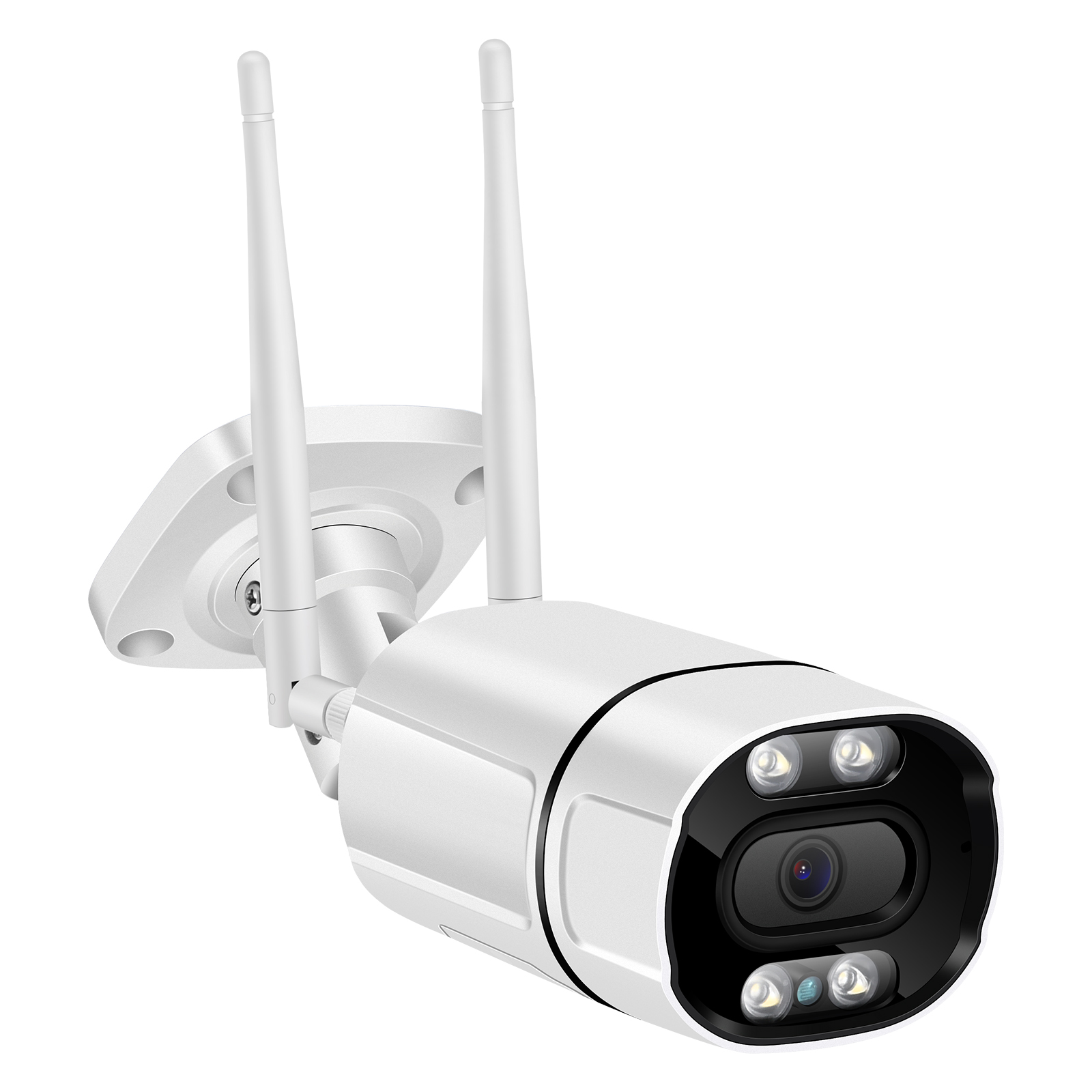 IP Camera Wifi Outdoor Ai Human Detect Audio Wireless Camera 1080P HD Color Infrared Night Vision Security CCTV Camera