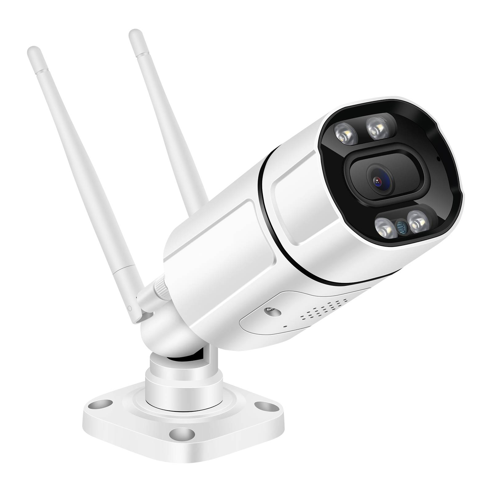 IP Camera Wifi Outdoor Ai Human Detect Audio Wireless Camera 1080P HD Color Infrared Night Vision Security CCTV Camera