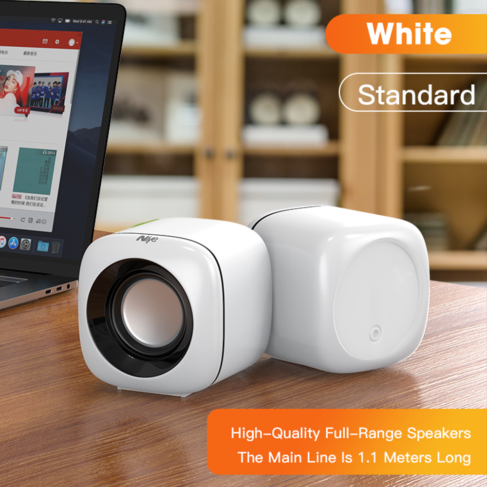 5W Speakers Bluetooth Compatibility USB Wired Subwoofers HIFI MINI Portable DC Computers Loudspeaker for PC Laptops Computers