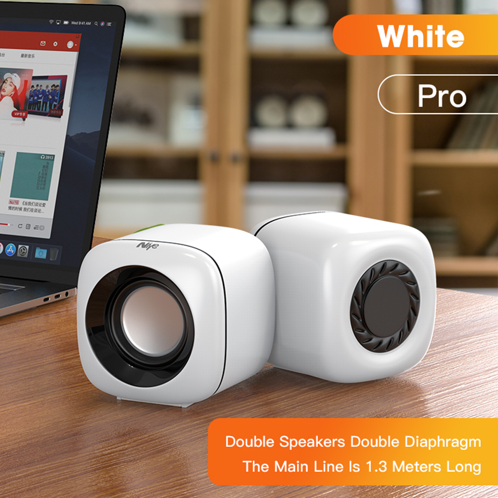 5W Speakers Bluetooth Compatibility USB Wired Subwoofers HIFI MINI Portable DC Computers Loudspeaker for PC Laptops Computers