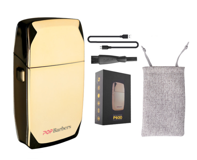 P600 Hair Shaver Oil Head 9000RPM Electric Hair Clippers Golden Oil Gradient Push Electric Razor Hair Trimmer